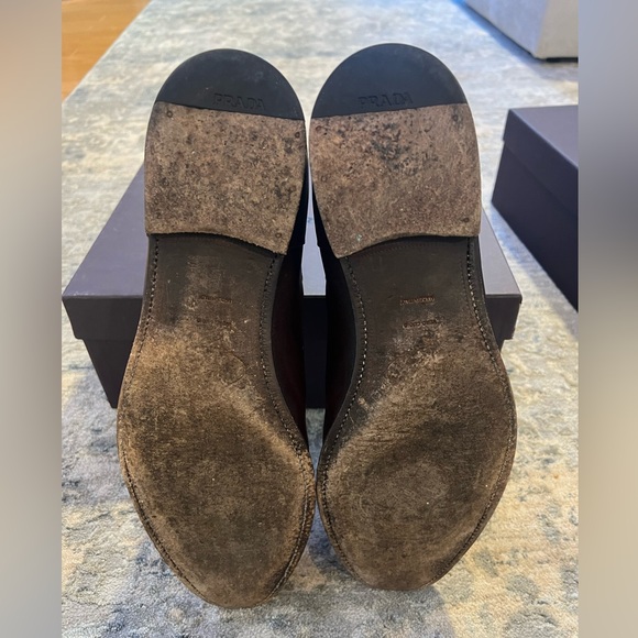 Men’s Prada Chelsea Boots in Brown - Size 12, minor scuff on toe - Picture 4 of 5